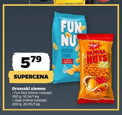 Orzeszki ziemne Jega promocja w Netto