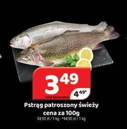 Pstrąg patroszony świeży promocja w Delfin
