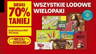 Wszystkie lodowe wielopaki promocja w Biedronka