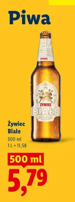 Piwo Żywiec Białe promocja w Lidl