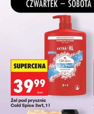 Żel pod prysznic Old Spice Extra-XL 3w1 promocja w Biedronka
