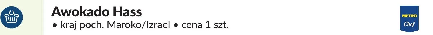 Awokado Hass promocja w Makro