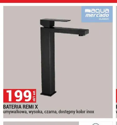 Bateria umywalkowa wysoka Aqua Mercado Remi X promocja w Merkury Market