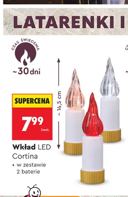 Wkład LED Cortina promocja w Biedronka