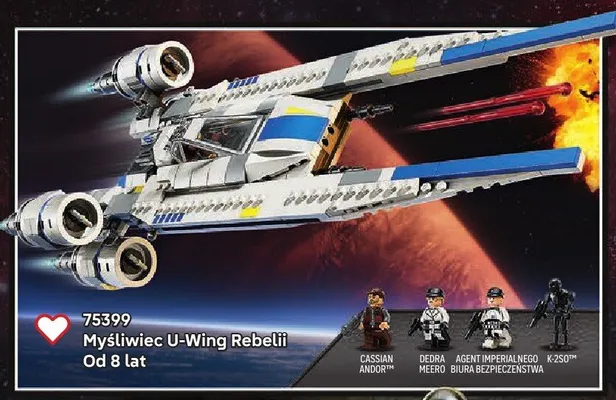 Klocki LEGO Star Wars 75399 Myśliwiec U-Wing Rebelii promocja w LEGO