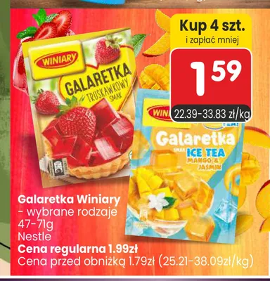 Galaretka o smaku truskawkowym Winiary promocja w Market Point