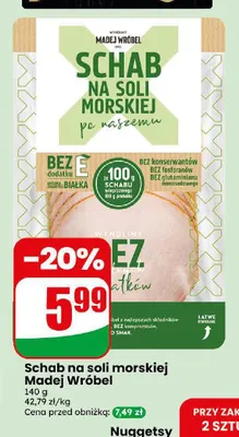 Schab na soli morskiej Madej Wróbel promocja w Dino
