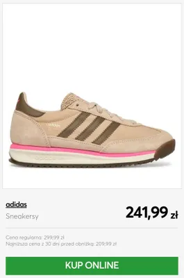 Sneakersy Adidas SL 72 promocja w eobuwie.pl