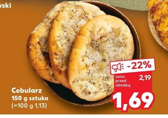 Cebularz promocja w Kaufland