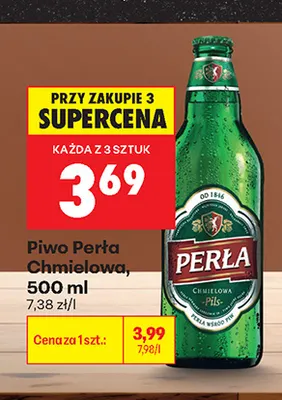 Piwo Perła Chmielowa promocja w Biedronka
