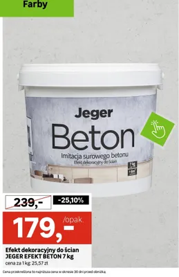 Efekt dekoracyjny do ścian Efekt Beton promocja w Leroy Merlin