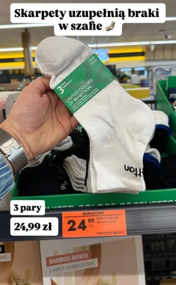 Skarpety 3 pary promocja w Biedronka
