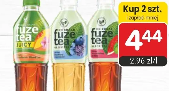 Napój niegazowany Fuze Tea promocja w Market Point