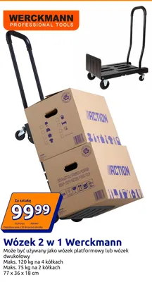 Wózek 2 w 1 Werckmann promocja w Action