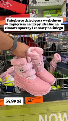 Śniegowce dziecięce promocja w Biedronka