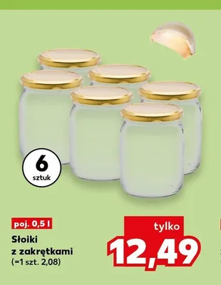Słoiki z zakrętkami 6-pak 0,5 l promocja w Kaufland
