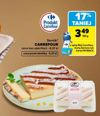 Sernik Carrefour promocja w Carrefour Market