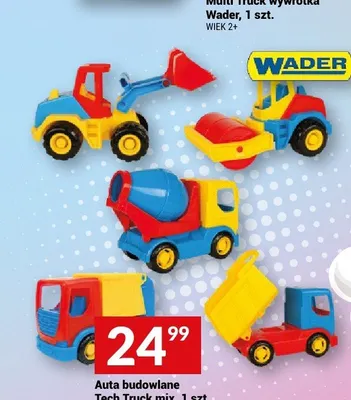 Auta budowlane Tech Truck mix promocja w Twój Market