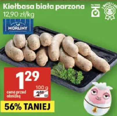 Kiełbasa biała promocja w Delikatesy Centrum