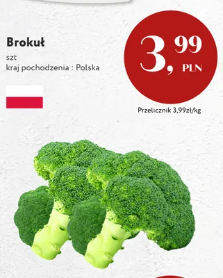 Brokuł polski promocja w Market Point