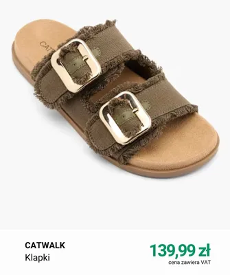 Klapki Catwalk promocja w Deichmann