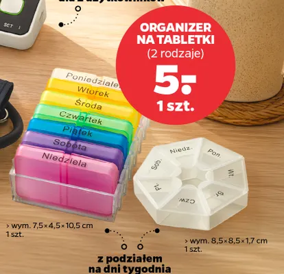 Organizer na tabletki promocja w Netto