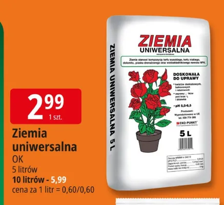 Ziemia uniwersalna promocja w Leclerc