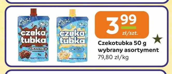 Krem czekoladowy Czekotubka E.Wedel promocja w Społem Częstochowa
