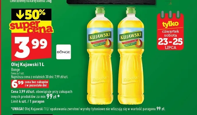 Olej rzepakowy M&k promocja w TOPAZ