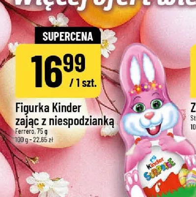 Figurka Kinder zając z niespodzianką promocja w POLOmarket