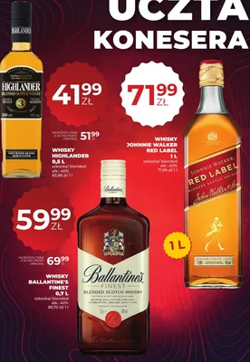 Whisky blended scotch whisky promocja w Duży Ben