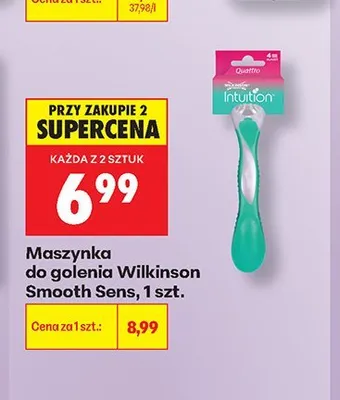 Maszynka do golenia Wilkinson Smooth Sens promocja w Biedronka