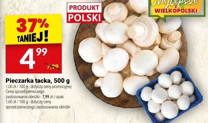 Pieczarka tacka promocja w Twój Market