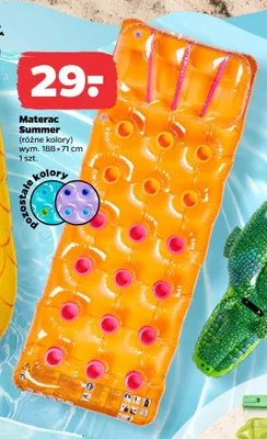 Materac Summer 188x71 cm promocja w Netto