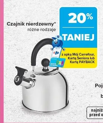Czajnik nierdzewny KönigHOFFER promocja w Carrefour