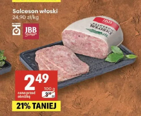 Salceson włoski promocja w Delikatesy Centrum