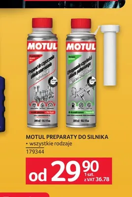 Preparaty do silnika Motul promocja w Selgros