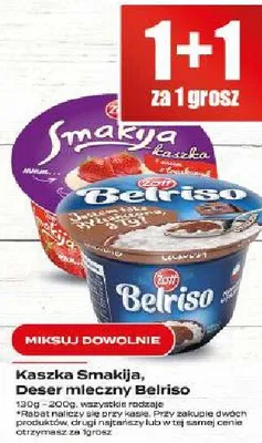 Deser mleczny Belriso promocja w Supeco