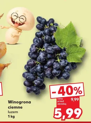 Winogrona ciemne Kaufland promocja w Kaufland