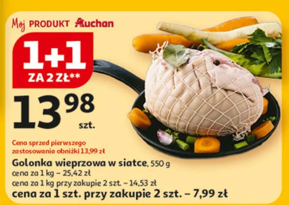 Golonka wieprzowa w siatce promocja w Auchan