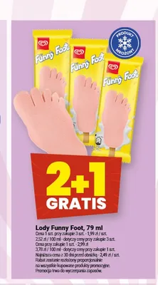 Lody Funny Foot promocja w Twój Market