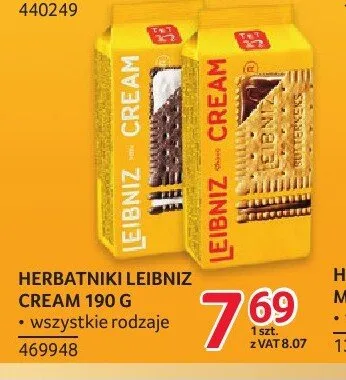 Herbatniki LEIBNIZ Cream Choco promocja w Selgros