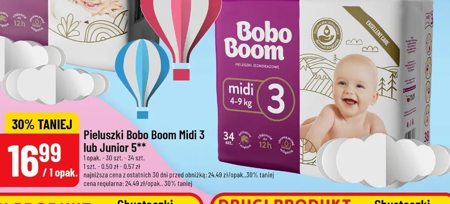 Pieluszki Junior 5 promocja w POLOmarket