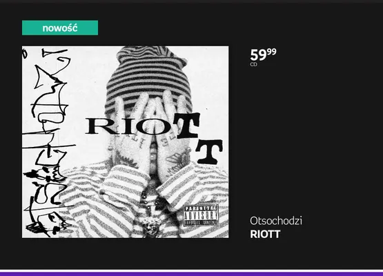 Płyta CD Otsochodzi RIOTT promocja w Empik