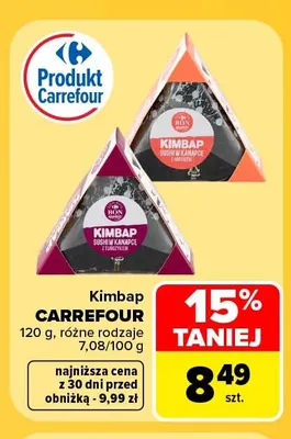Kimbap Carrefour promocja w Carrefour