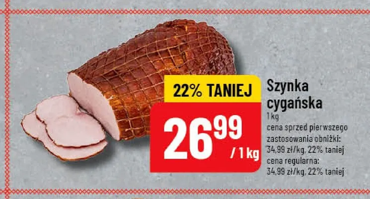 Szynka cygańska Pekpol promocja w POLOmarket