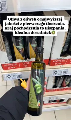 Oliwa z oliwek extra virgin z pierwszego tłoczenia promocja w Auchan