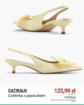 Czółenka z paseczkiem Catwalk promocja w Deichmann