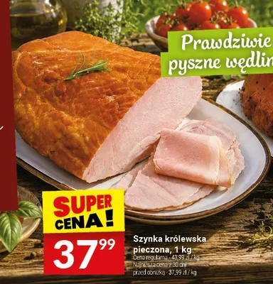 Szynka królewska pieczona Białecki Wędzarnia promocja w Twój Market