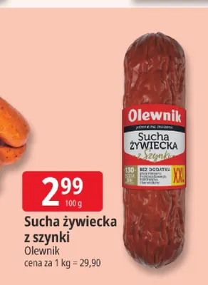 Kiełbasa żywiecka Olewnik promocja w Leclerc